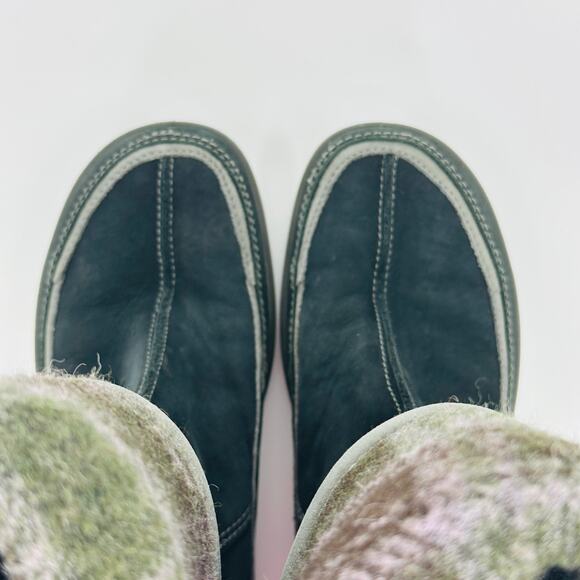 ECCO Women's Black Suede Wool Lined Cuffable Winter Boots Size 37 EU/ 6-6.5 US - Picture 12 of 16